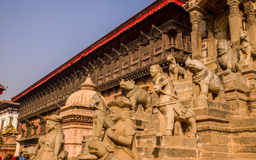 尼泊尔巴德岗神像