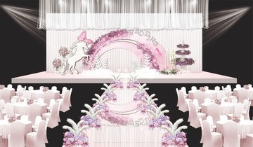 夢幻粉色婚禮
