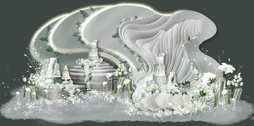 白綠簡(jiǎn)約風(fēng)婚禮設(shè)計(jì)