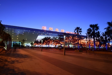 深圳北站夜景