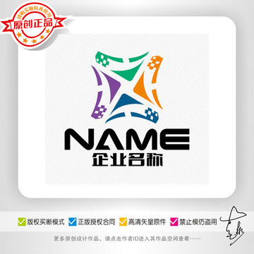 时尚生活娱乐会所化工logo