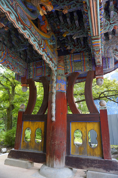 韩国雪岳山新兴寺山门门楼