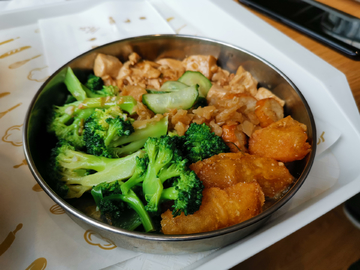 雞腿套餐飯