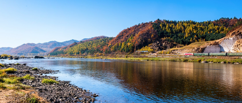 山水秋色