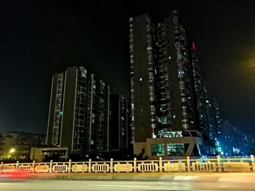 江油城市建筑夜景