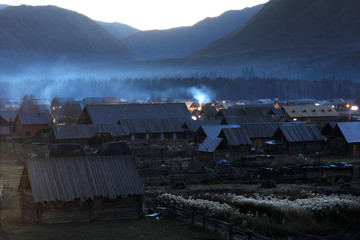 禾木村夜景