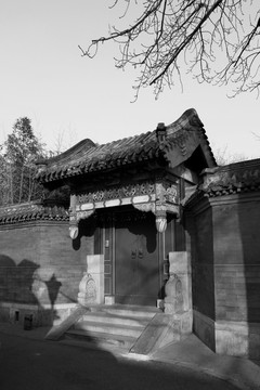 四合院門樓