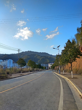 工业区道路风景