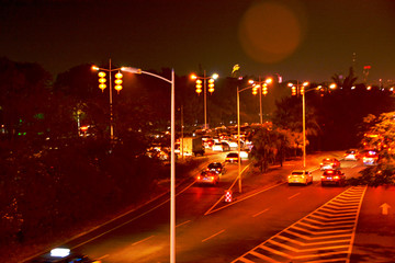 深圳交通夜景