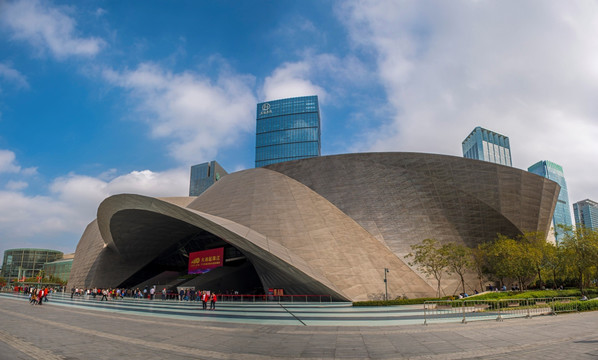 深圳城建现代艺术馆全景图