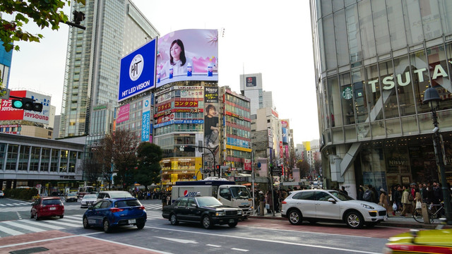 日本东京商业街