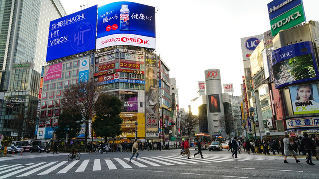 日本东京商业街