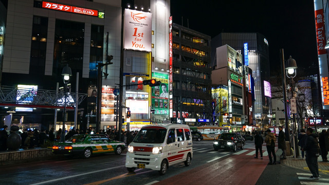 日本东京夜景