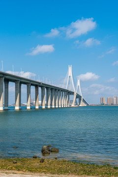 湛江海湾大桥的风光