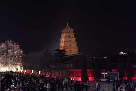 大雁塔夜景