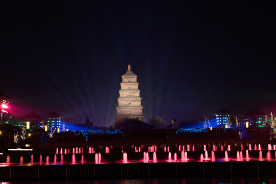 大雁塔夜景