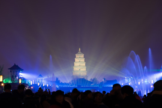 大雁塔夜景