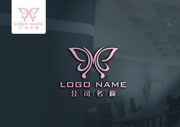 M蝴蝶logo