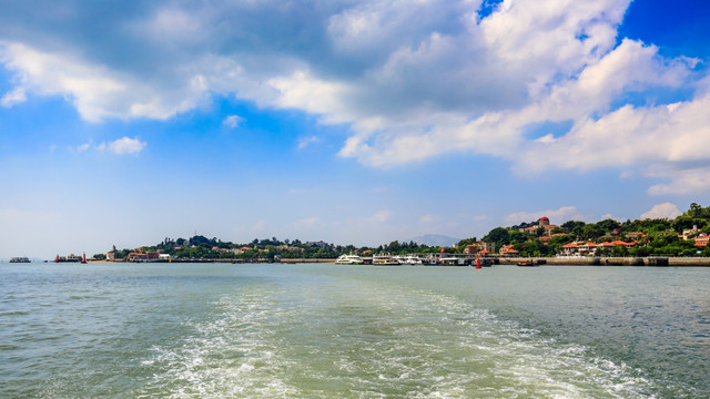 中国厦门鼓浪屿全景