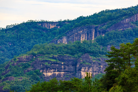 中国福建武夷山虎啸岩