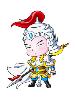 趙子龍卡通設(shè)計(jì)