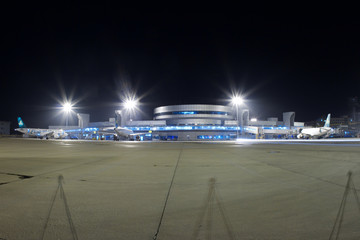 沈阳机场T1航站楼夜景