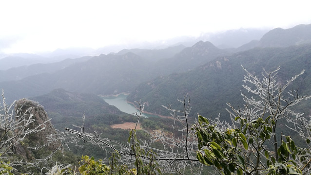 浙江金华浦江仙华山冬景