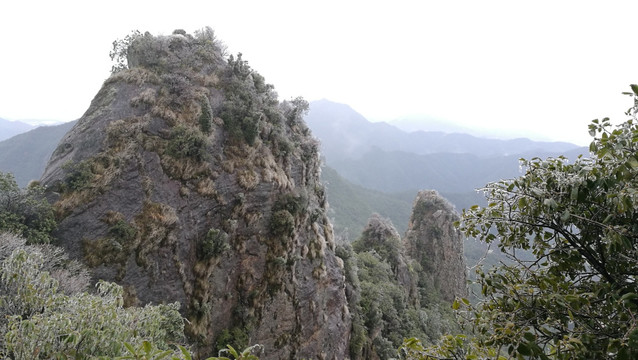 浙江金华浦江仙华山冬景