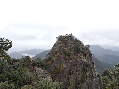 浙江金华浦江仙华山冬景