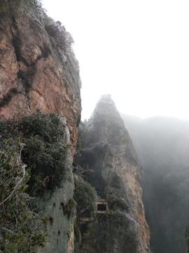 浙江金华仙华山冬景