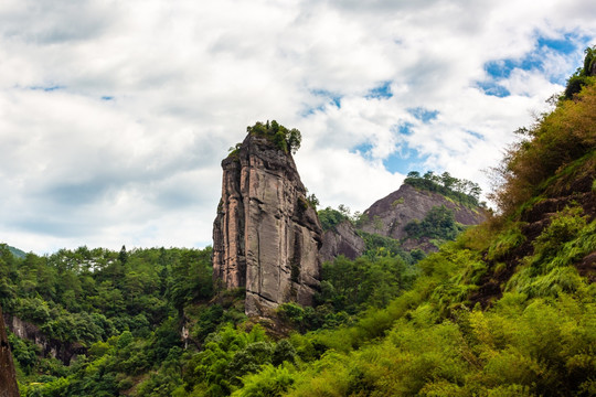 中国福建武夷山九曲溪漂流