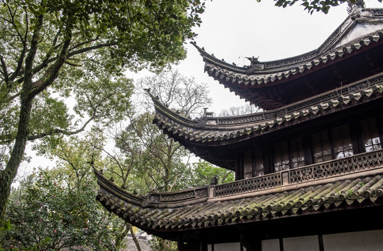 寧波天一閣古建筑屋檐