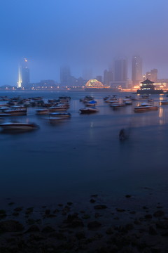 青岛海港夜色