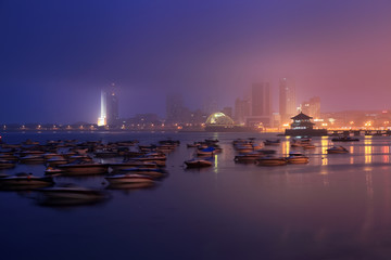 青岛海港夜色