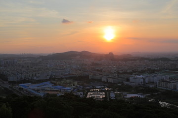 华佗山公园鸟瞰