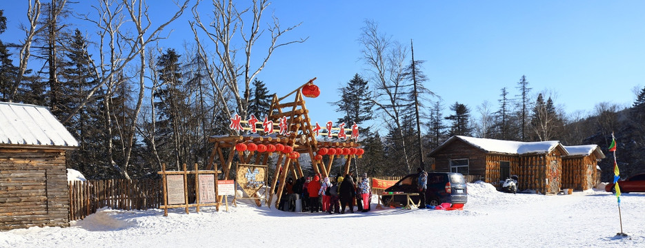 雪乡冰雪画廊