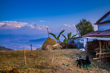 尼泊尔田园风光