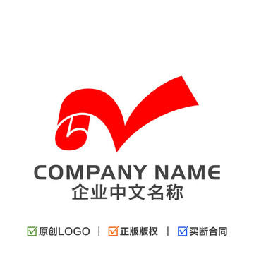 字母V標志