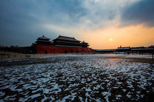 故宫雪景