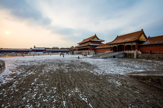 故宫雪景