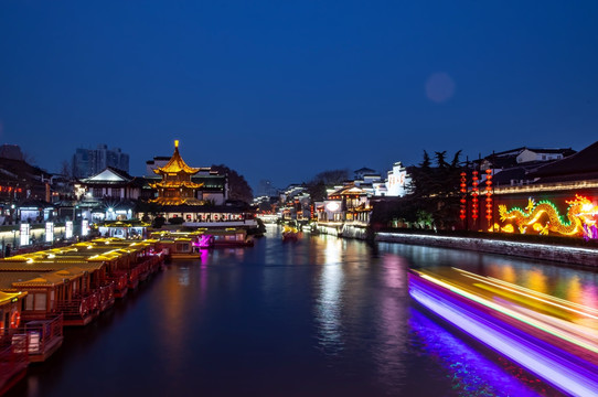 秦淮河夜景