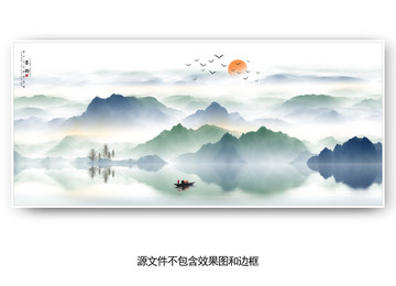 新中式背景墻