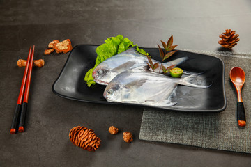火锅配菜鲳鱼