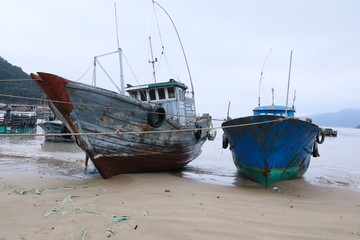 霞浦渔船风光