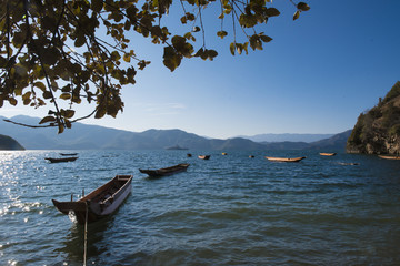 泸沽湖冬季风景超清大图