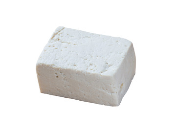 方块状食材白色豆腐抠图白底图片