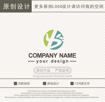 YB字母logo