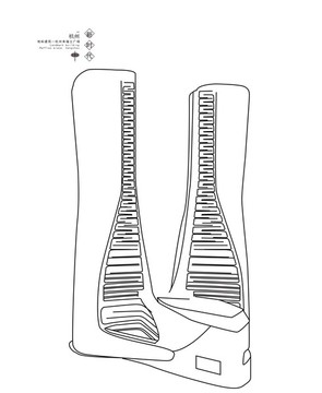 杭州地标建筑杭州来福士广场