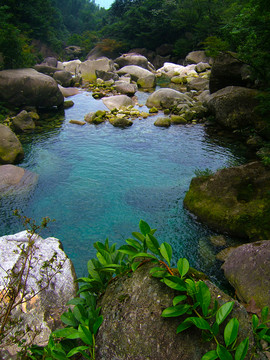 山谷山涧山泉