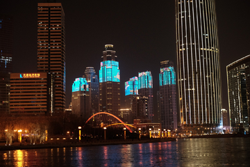 海河夜景